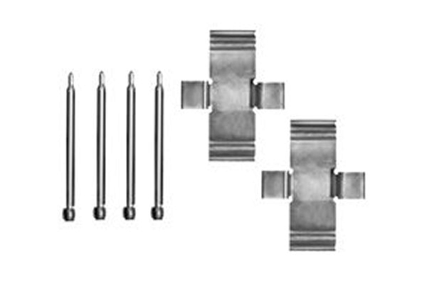 Kit accessori, pastiglia freno TRW PFK197