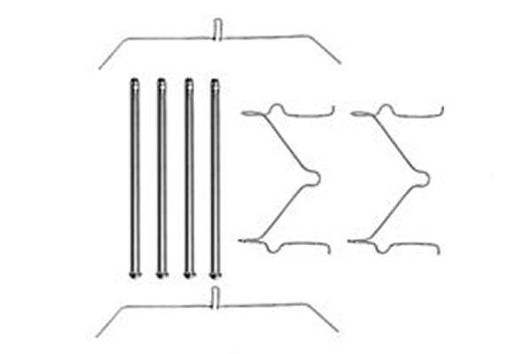 Kit accessori, pastiglia freno TRW PFK290