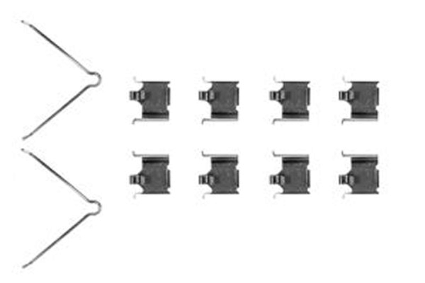 Kit accessori, pastiglia freno TRW PFK328