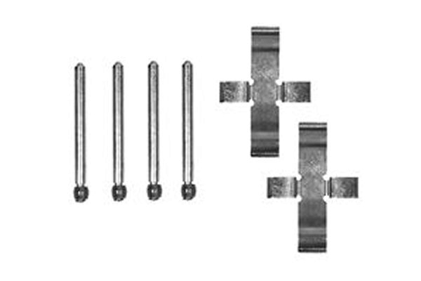 Kit accessori, pastiglia freno TRW PFK50