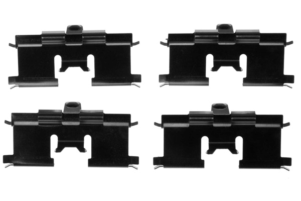 Kit accessori, pastiglia freno TRW PFK542