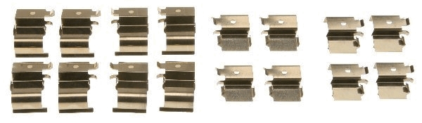 Kit accessori, pastiglia freno TRW PFK636