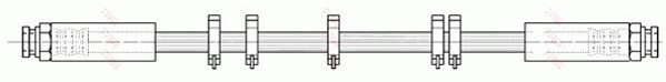 Flessibile del freno TRW PHA351