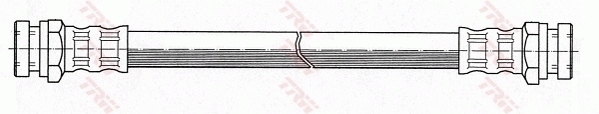 Flessibile del freno TRW PHA376