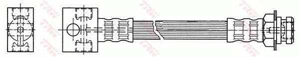 Flessibile del freno TRW PHA389