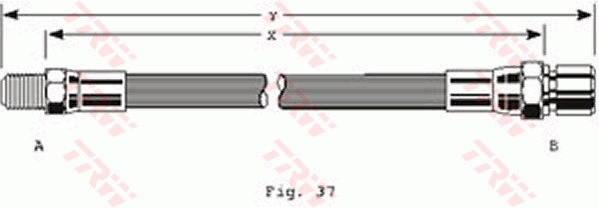 Flessibile del freno TRW PHB119
