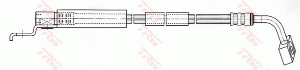 Flessibile del freno TRW PHD401