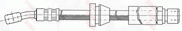 Flessibile del freno TRW PHD415