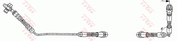 Flessibile del freno TRW PHD490
