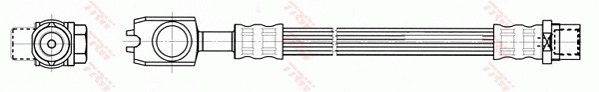 Flessibile del freno TRW PHD557
