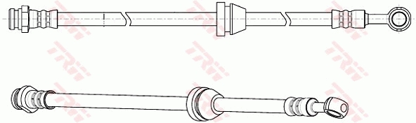 Flessibile del freno TRW PHD947