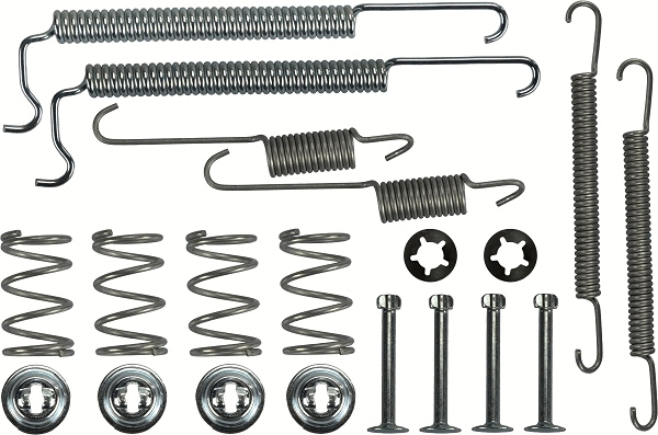 Kit accessori, ganasce freno TRW SFK115