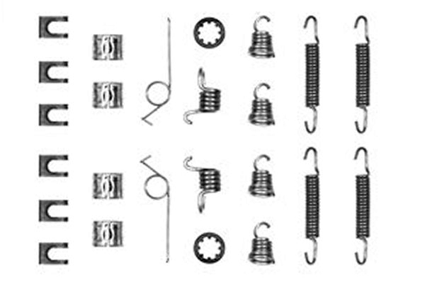 Kit accessori, ganasce freno TRW SFK12