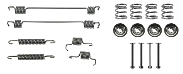 Kit accessori, ganasce freno TRW SFK240
