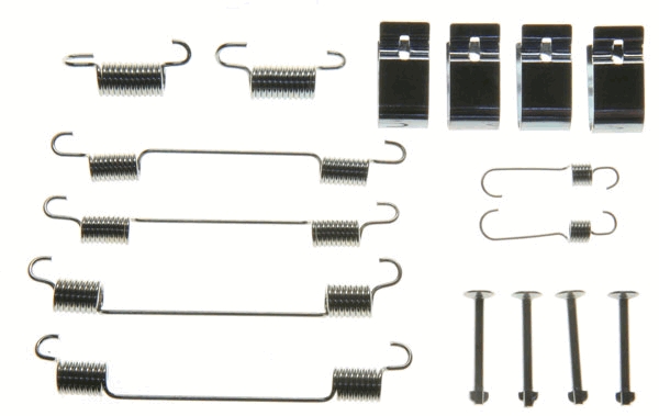 Kit accessori, ganasce freno TRW SFK242