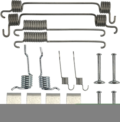 Kit accessori, ganasce freno TRW SFK249