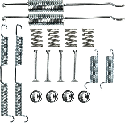 Kit accessori, ganasce freno TRW SFK253