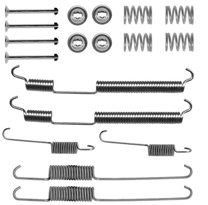 Kit accessori, ganasce freno TRW SFK262