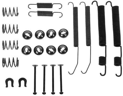 Kit accessori, ganasce freno TRW SFK291