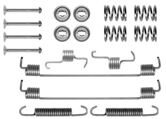 Kit accessori, ganasce freno TRW SFK343