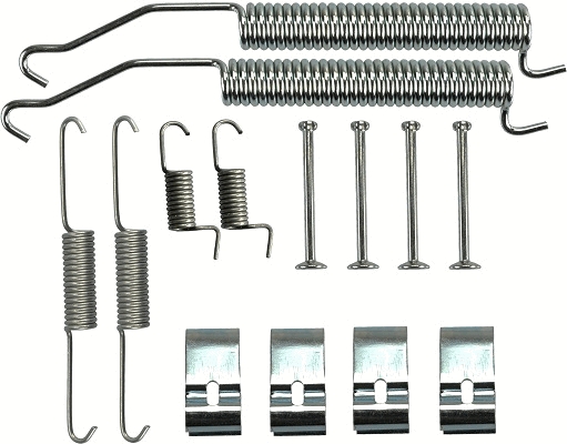 Kit accessori, ganasce freno TRW SFK349