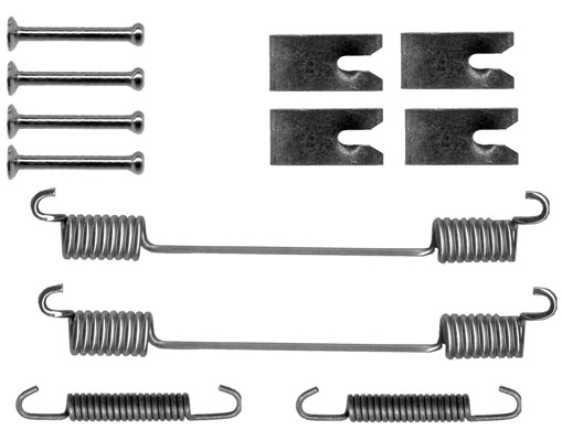 Kit accessori, ganasce freno TRW SFK371