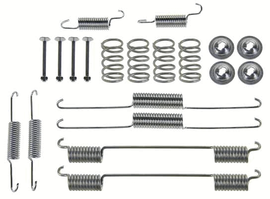 Kit accessori, ganasce freno TRW SFK389