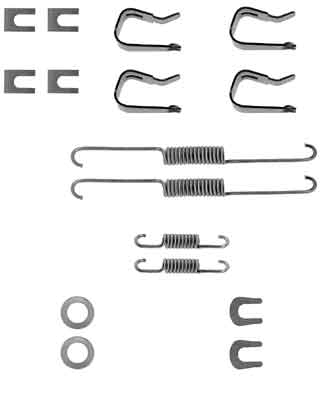 Kit accessori, ganasce freno TRW SFK40