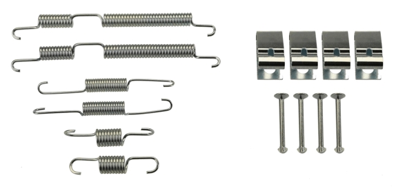 Kit accessori, ganasce freno TRW SFK434