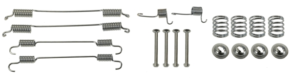Kit accessori, ganasce freno TRW SFK438