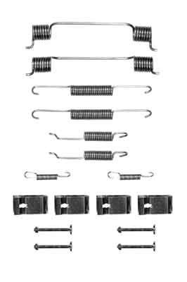 Kit accessori, ganasce freno TRW SFK93